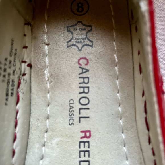 NWOT Carroll Reed Classics Leather Shoes, Size 8 gorgeous red colour - Picture 5 of 5
